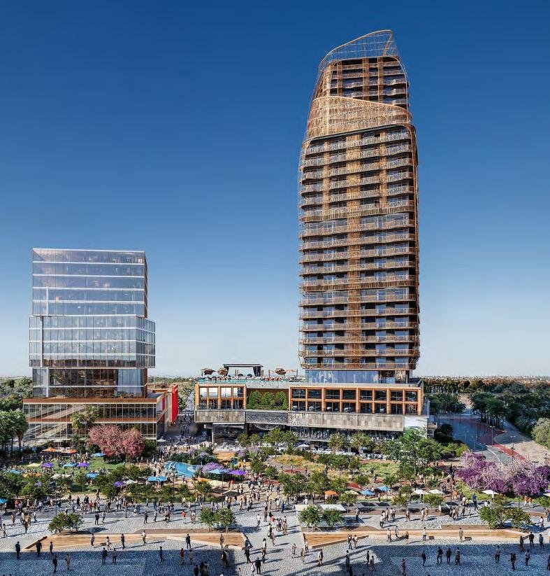 Jabali Towers, wide view