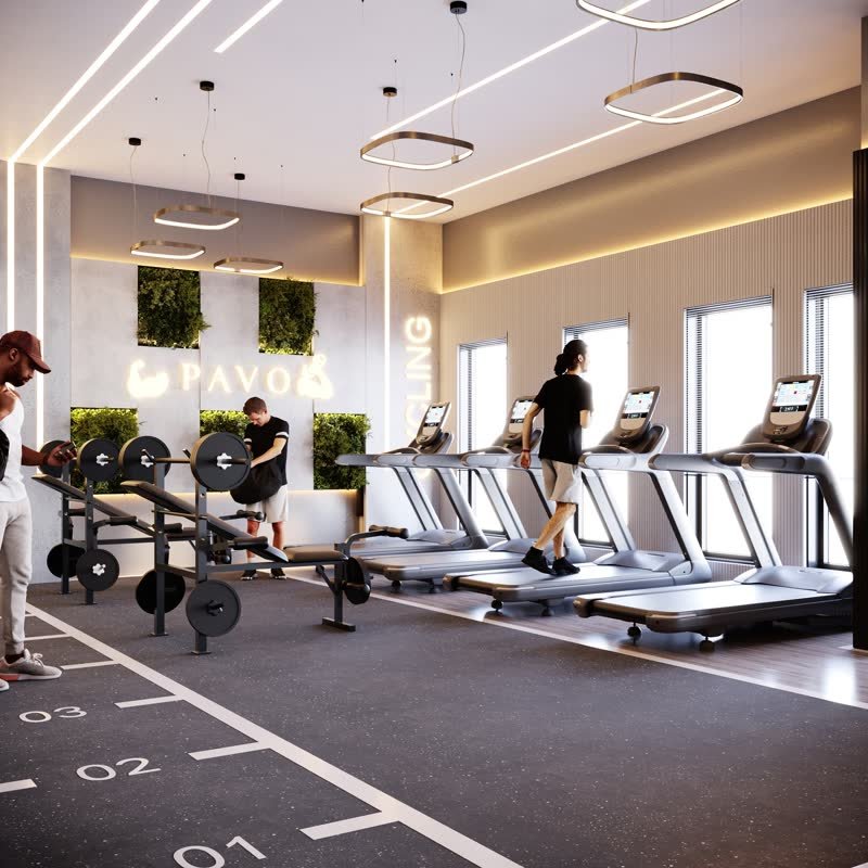 Fully equipped gym