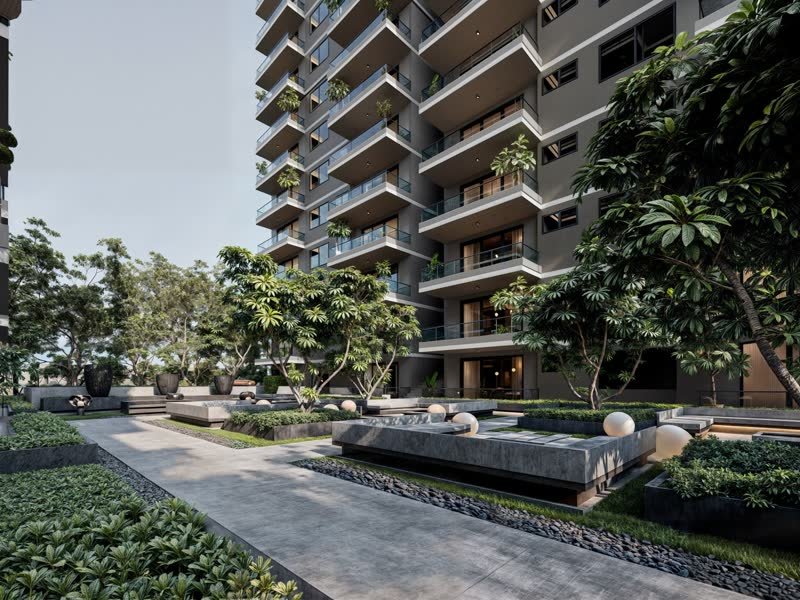 Courtyard walkway